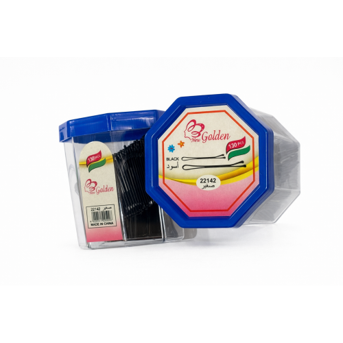 بنس شعر سوداء حجم صغير (130 حبة) 