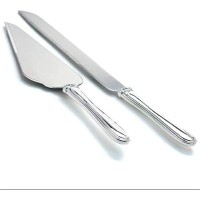 Steel Cake Knives Set (2 Pieces)
