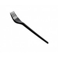 Large black fork (50 pcs)