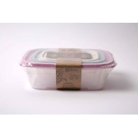 Food containers set (3 pieces)