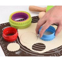 Round dough cutter (6 pcs)