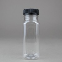 Rectangular plastic bottle 200 ml (24 pieces)