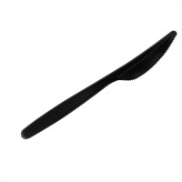 Plain black knife (100 pcs)