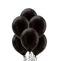 Black Balloons for Party (25 Pieces)