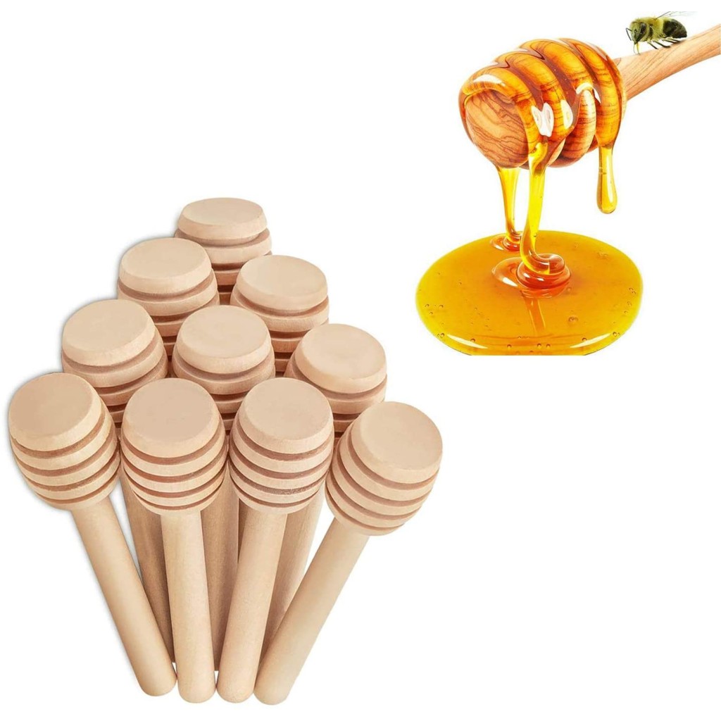 Wooden honey spoons (6 pcs)