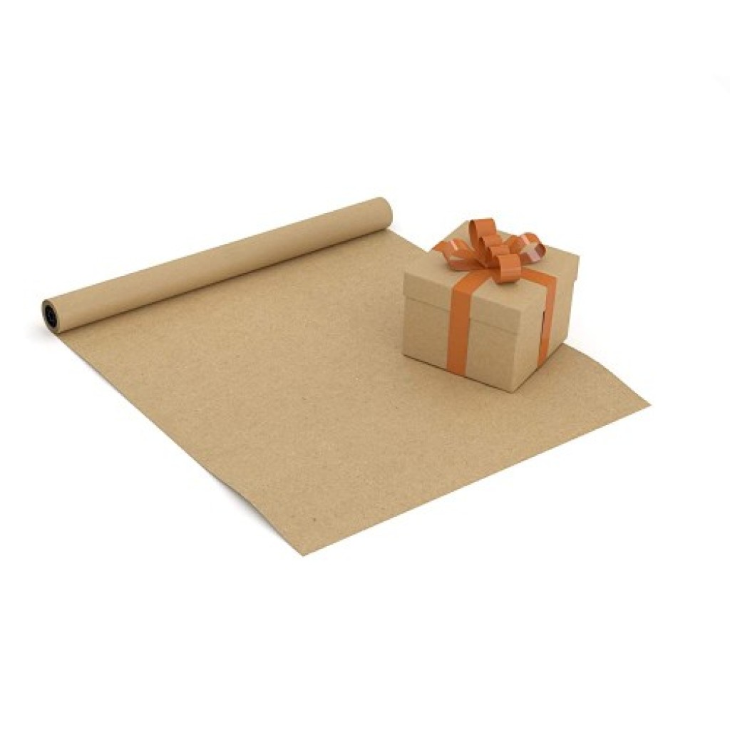 Brown gift wrapping paper (1 piece)