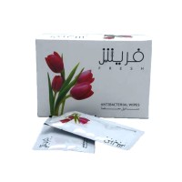 Tulip scented and disinfectant wipes 18 x 15 cm (25 pcs)