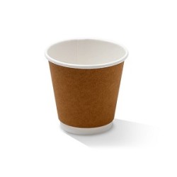 Brown cups, 4 ounces, double (50 pieces)