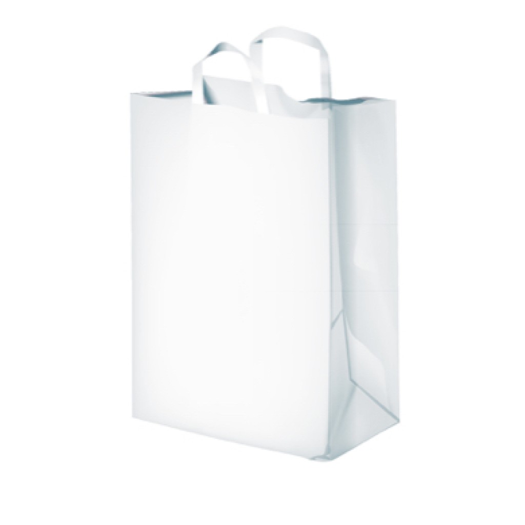White paper bag 25 x 18 x 8 cm (20 pcs)