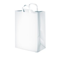 White paper bag 25 x 18 x 8 cm (20 pcs)