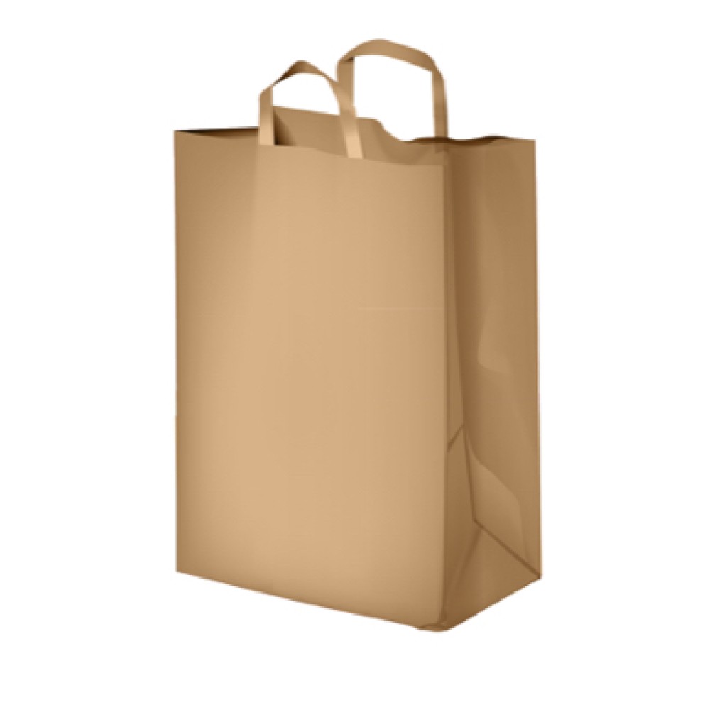 Brown paper bag 25 x 18 x 8 cm (20 pcs)