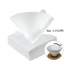 فلاتر قهوة كبير بنمط مخروطي (50 حبة)