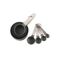 طقم اكواب وملاعق قياس (8 حبة)