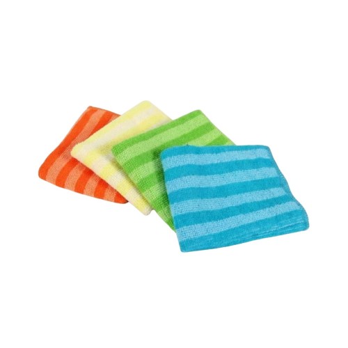 طقم فوط مايكروفايبر متعدد الألوان (4قطع)