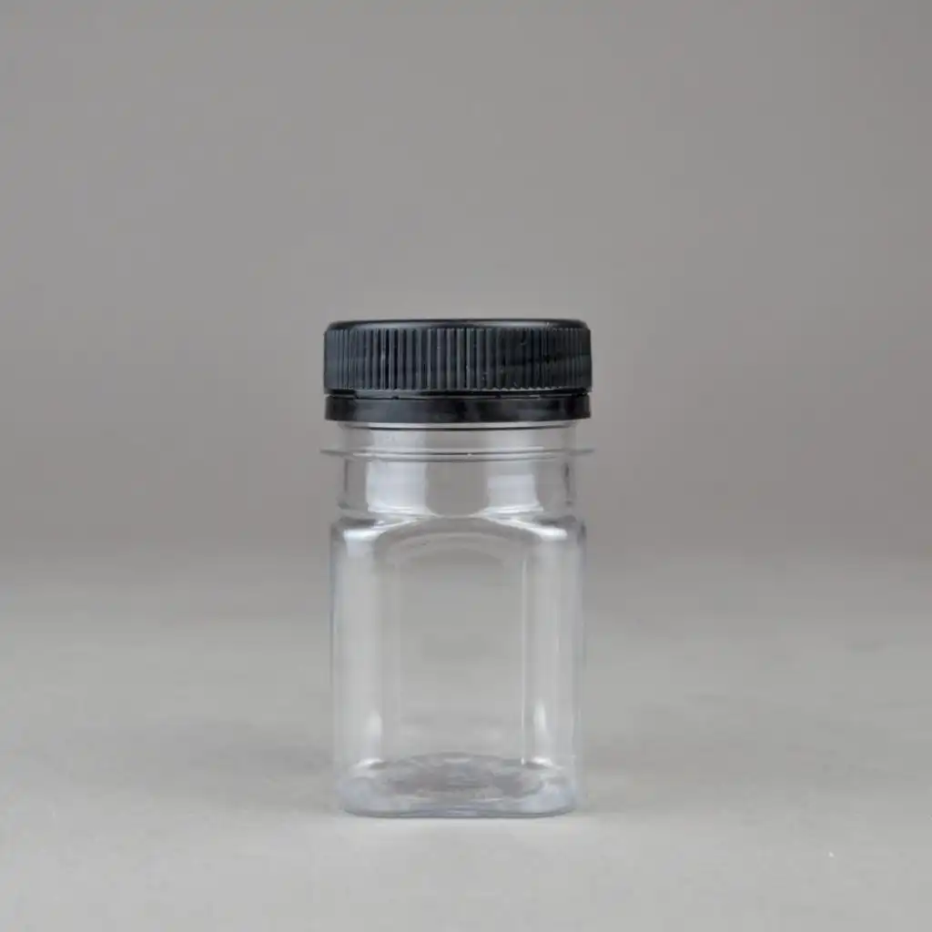 قاروره بلاستيك مستطيل 50 مل (24حبة)