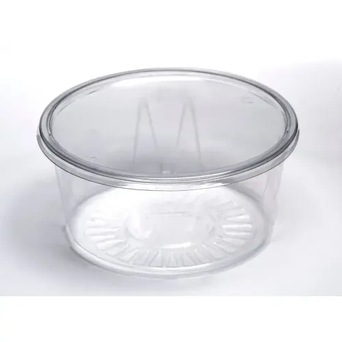 علب بلاستيك دائري 16×8سم (50حبة)