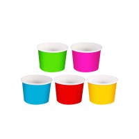 Paper cups for ice cream 4 ounces (25 pieces)