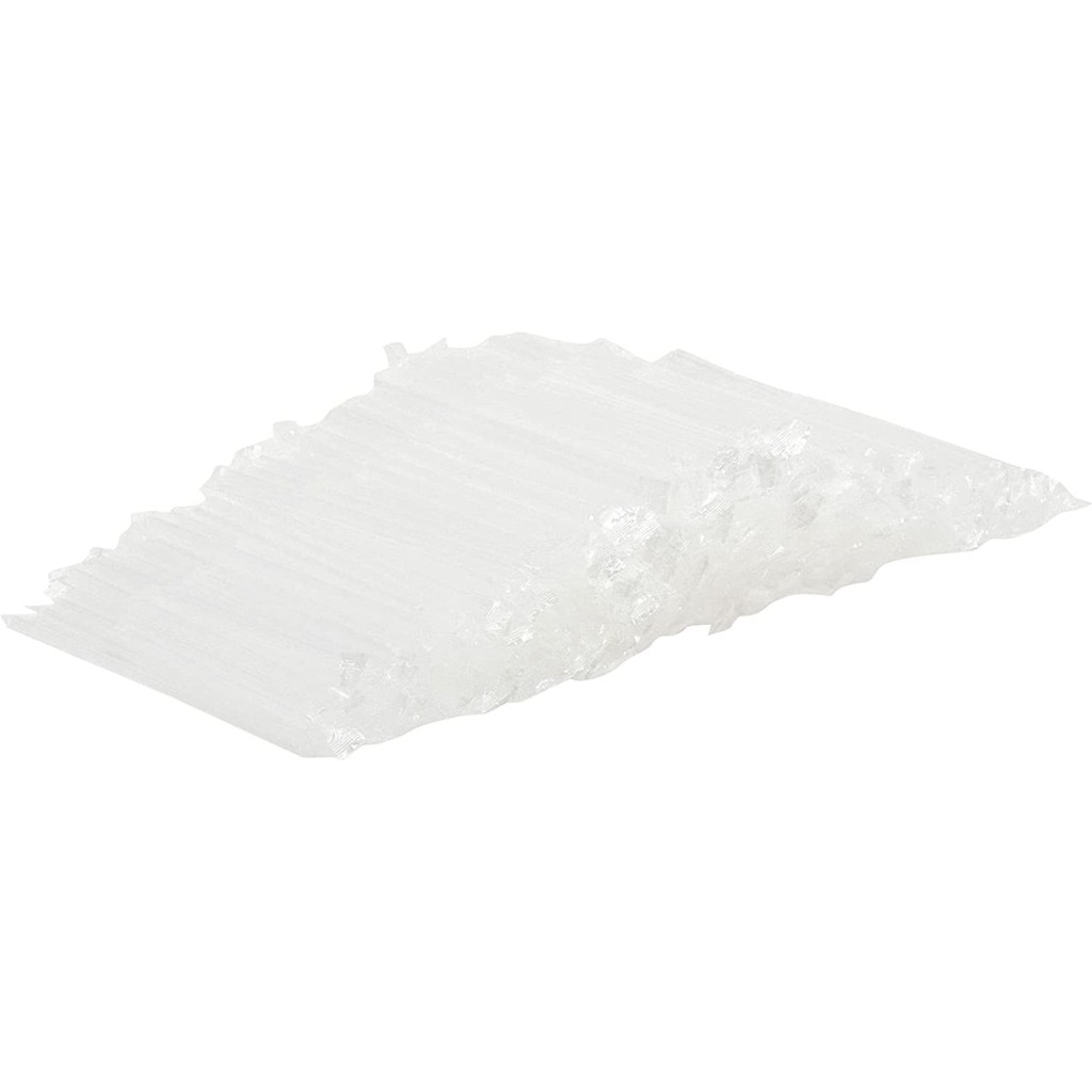 Coated Clear Straws 6ml (200pcs)